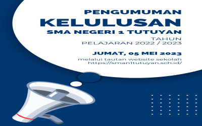 PENGUMUMAN KELULUSAN KELAS XII TP. 2022/2023