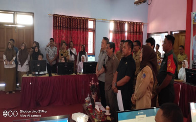 Pembukaan UNBK 2020 SMKN 1 Tutuyan  / Vicon Dengan Gubernur Olly Dondokambey, SE